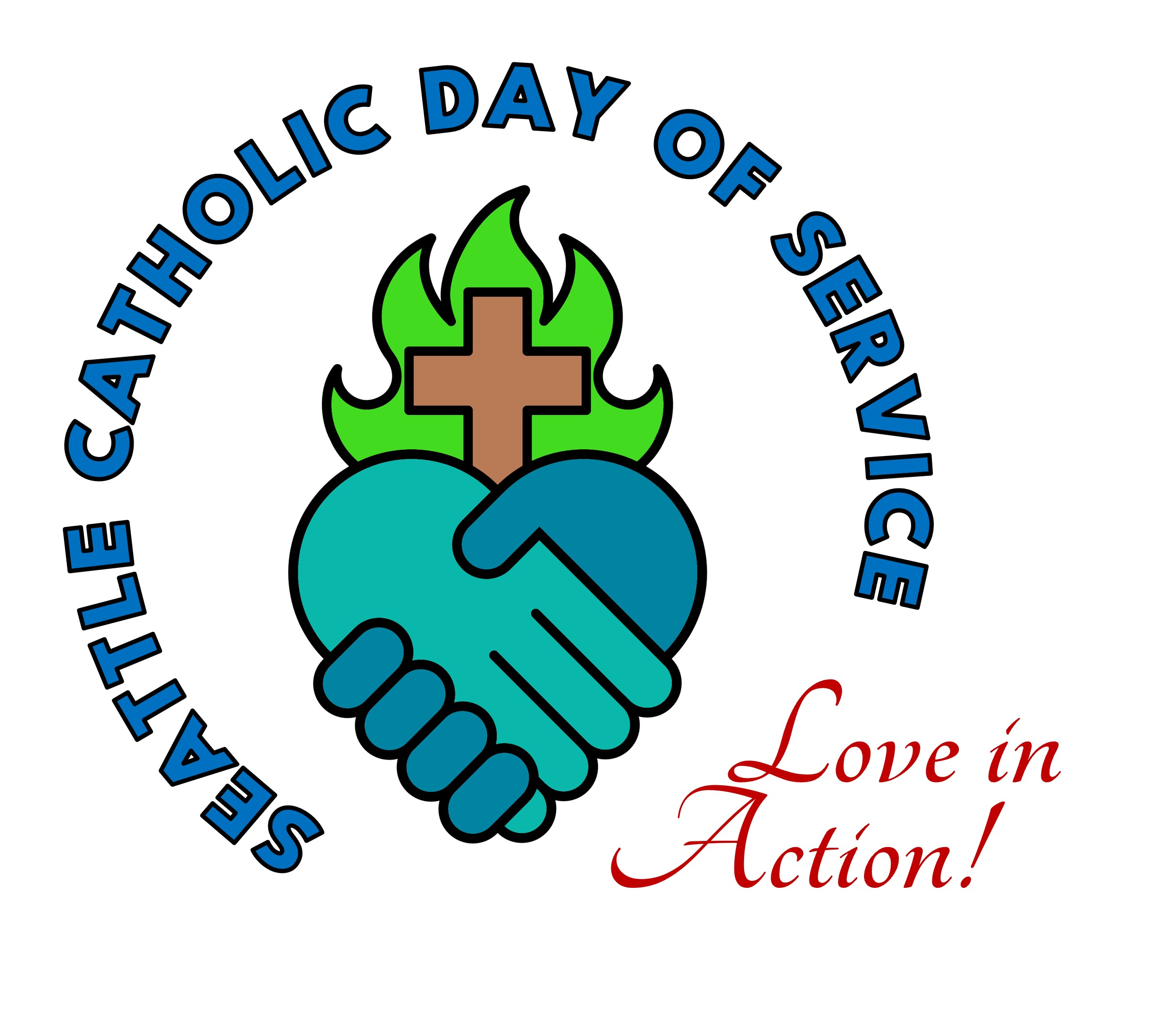 Seattle Catholic Day of Service logo